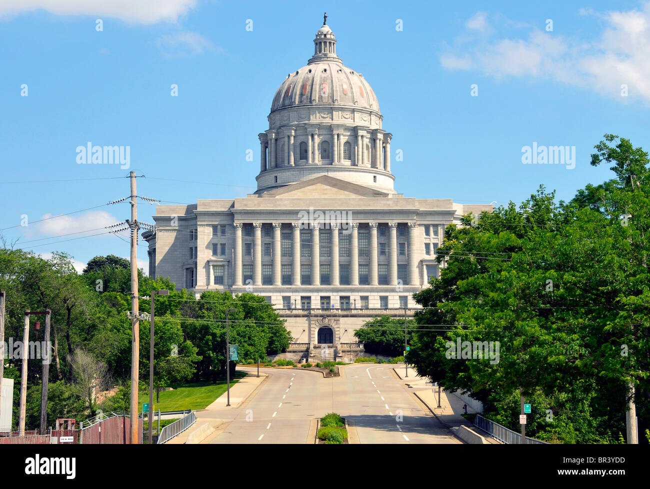 State Capitol Jefferson City Missouri Stock Photo