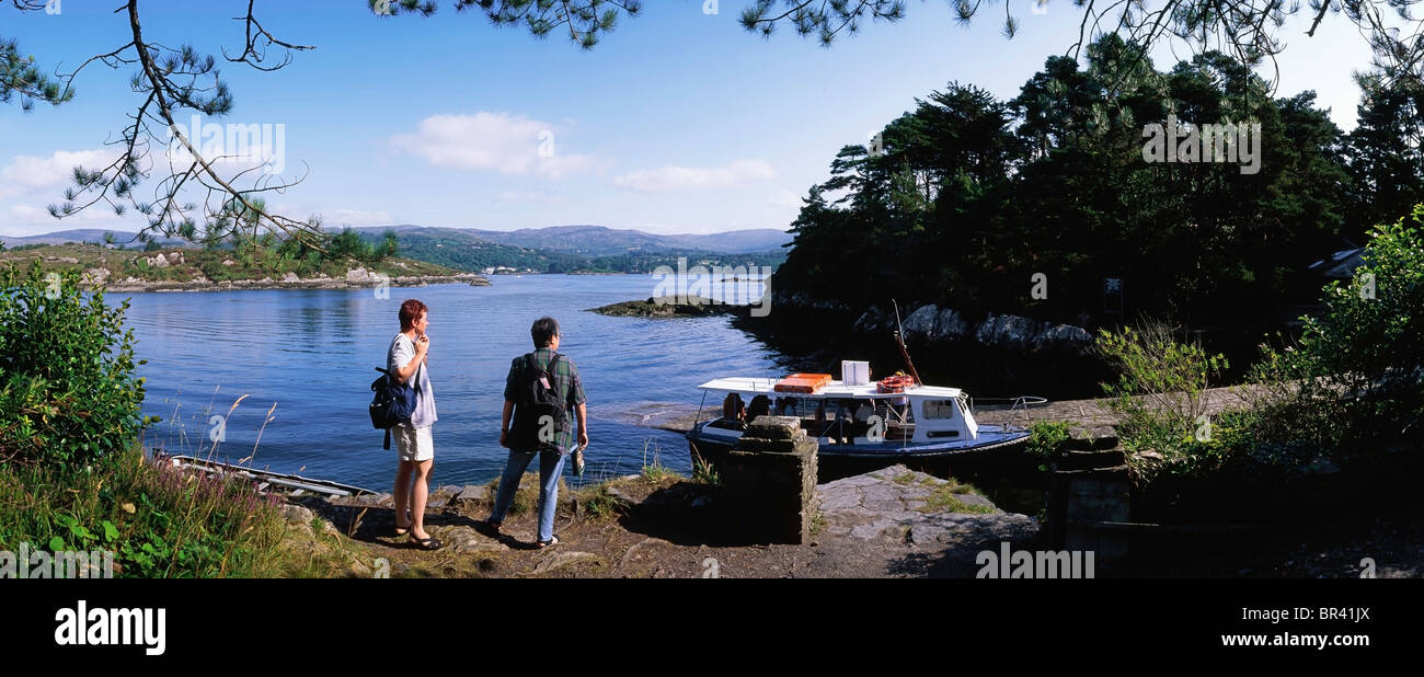Glengariff, Co Cork, Ireland, Landing On Garnish Island Stock Photo Alamy