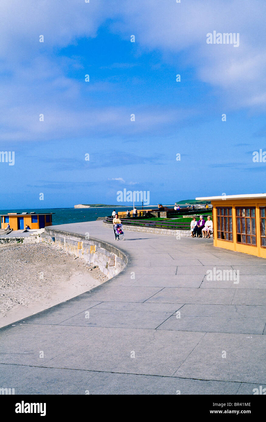 Salthill, Co Galway, Ireland, Salthill Promenade Stock Photo Alamy