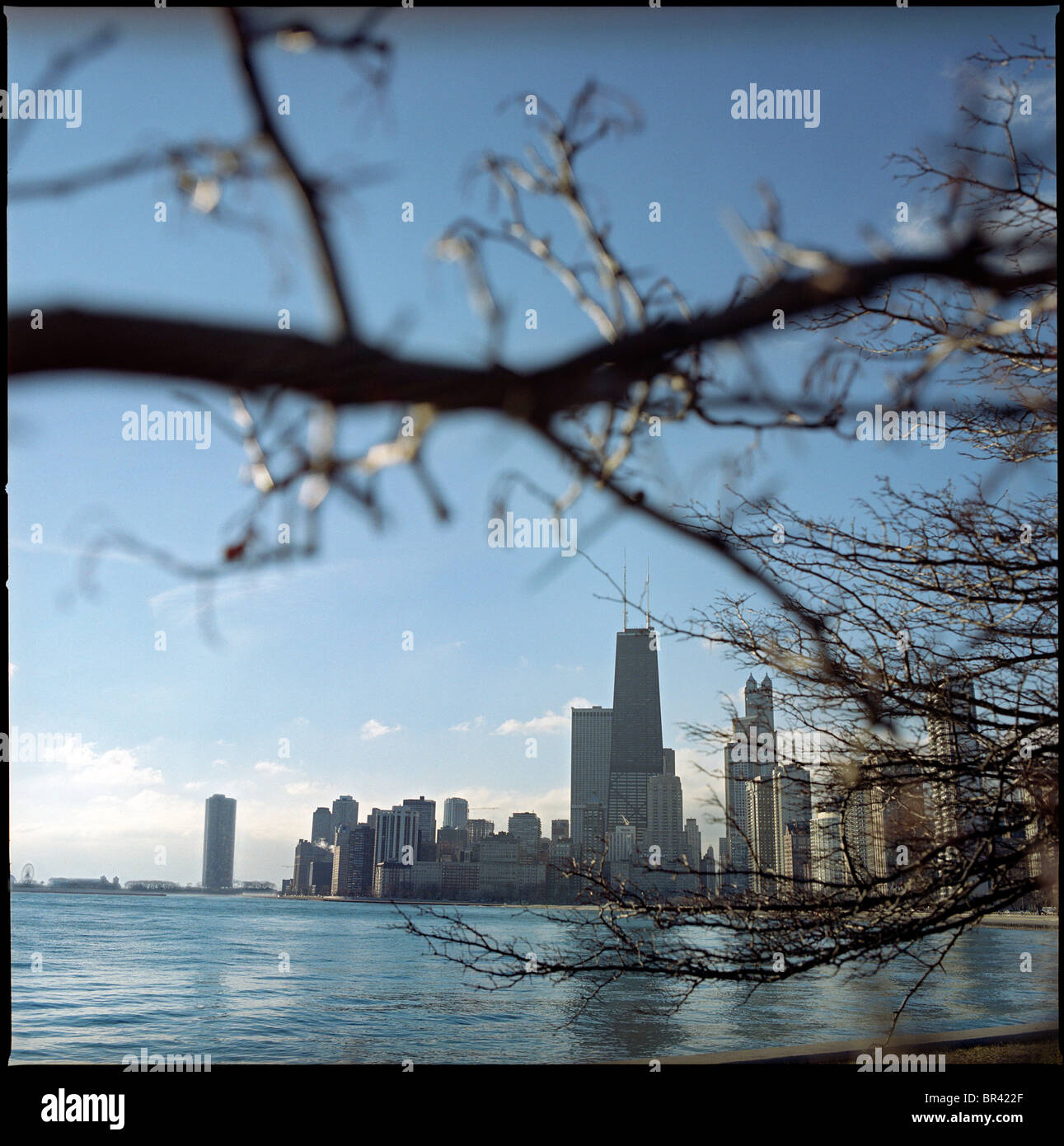 Chicago skyline view Stock Photo