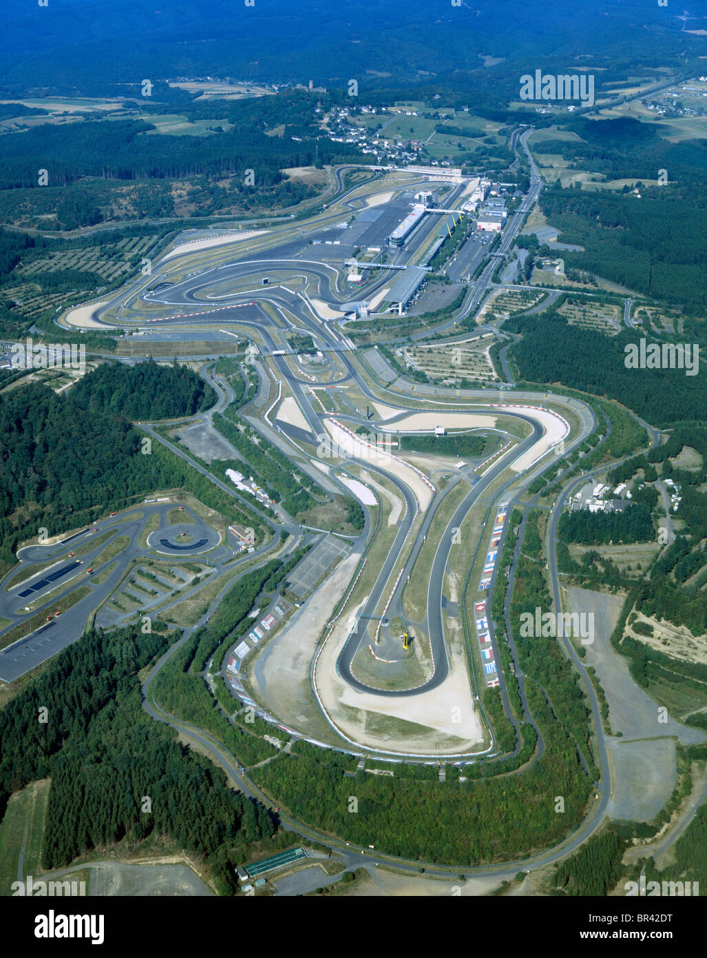 Nuerburgring, The Ring, in Eifel, Germany, Rhineland-Palatinate, Nuerburg Stock Photo
