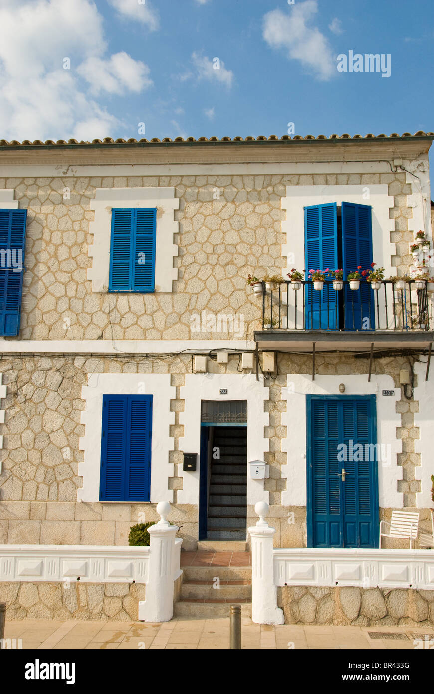 Finca in Banyalbufar, Majorca Stock Photo