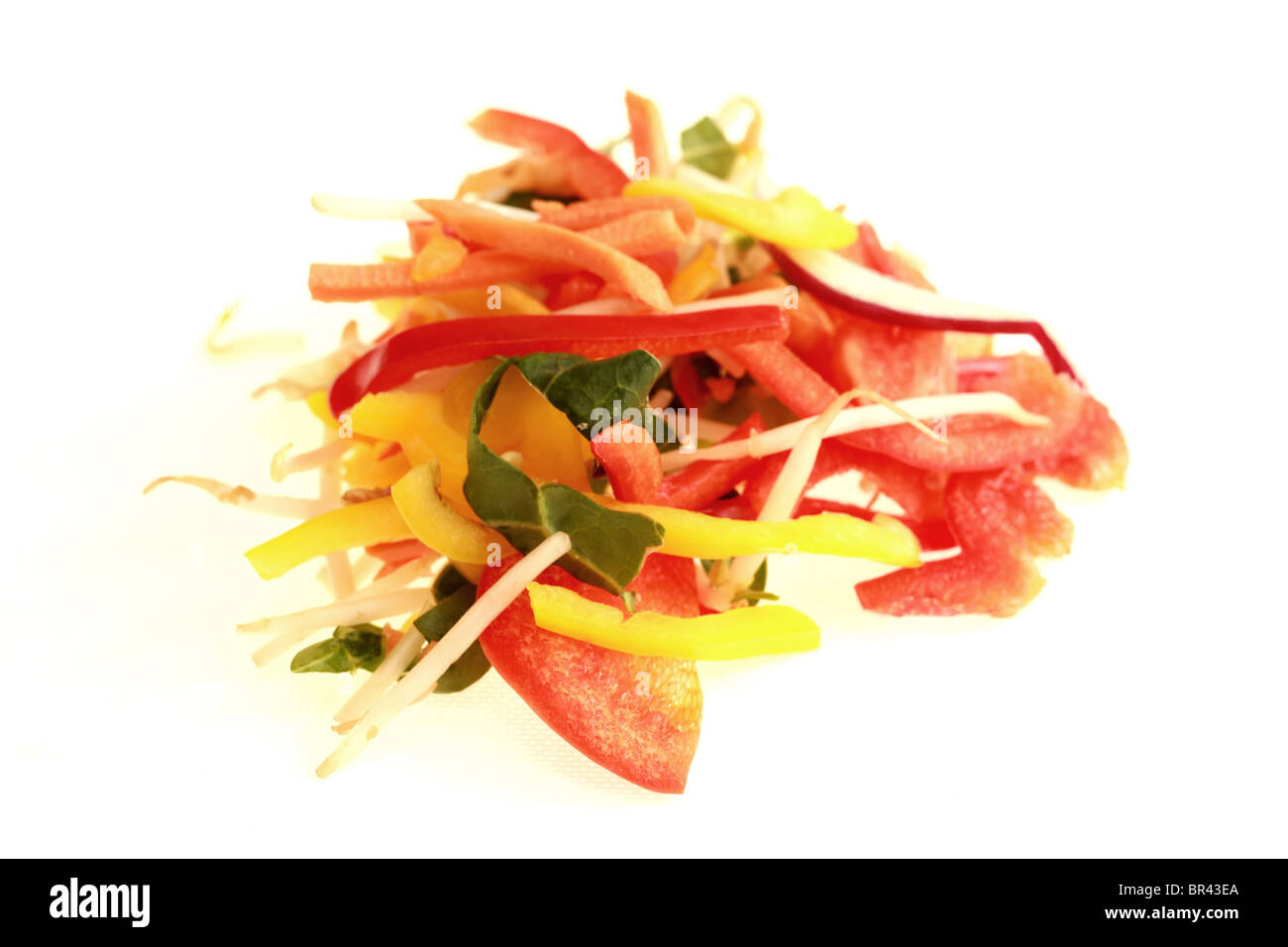 Mixed Pepper Stir Fry Stock Photo - Alamy
