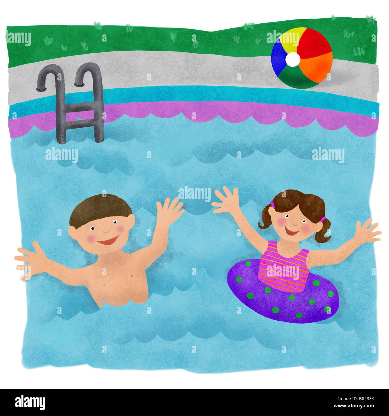 Нравится купаться. Бассейн рисунок. Бассейн детский рисунок. Бассейн картинка для детей. Нарисовать бассейн.