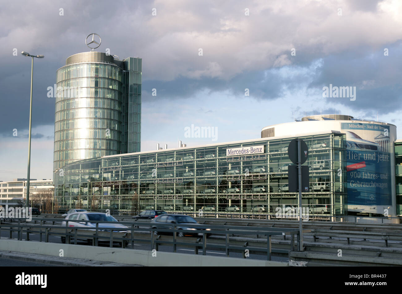 Mercedes Center Munich Germany Stock Photo Alamy