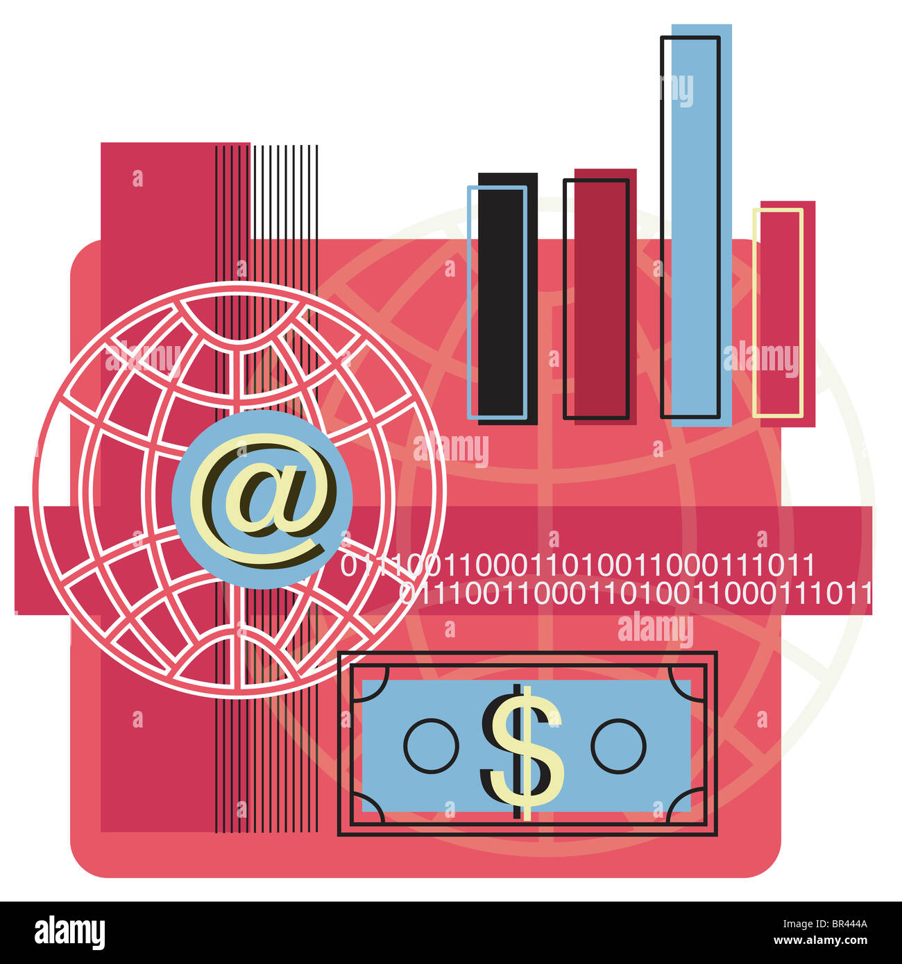 Binary code image Cut Out Stock Images & Pictures - Alamy