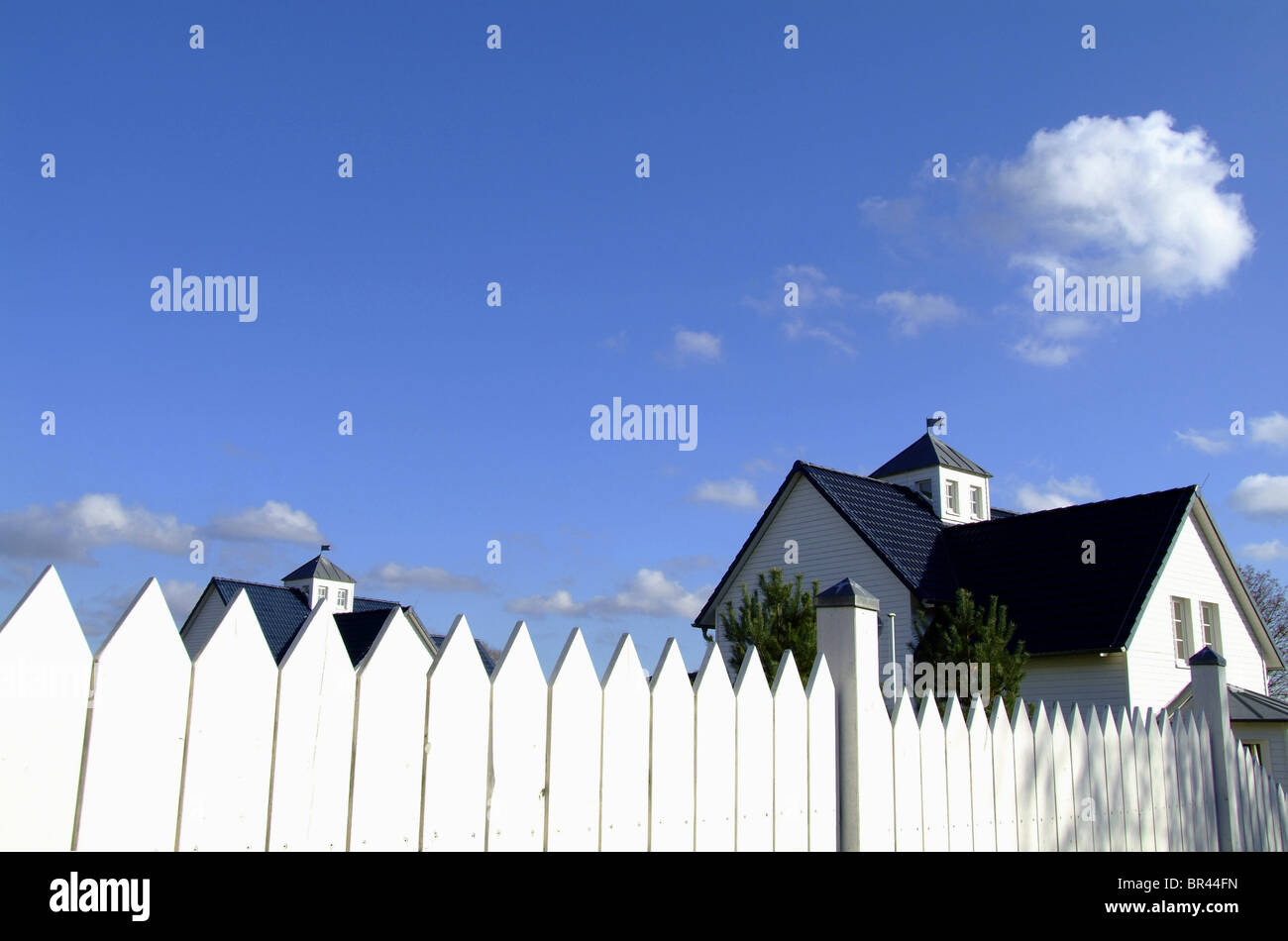 Holiday houses, Petzow, Werder, Potsdam-Mittelmark, Brandenburg, Germany, Europe Stock Photo