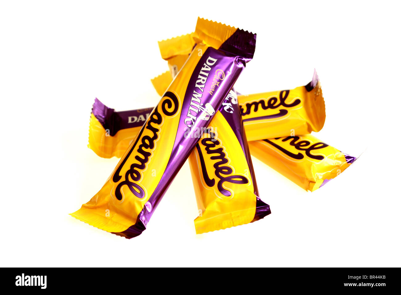 Cadbury Caramel Chocolate Bar Stock Photo Alamy