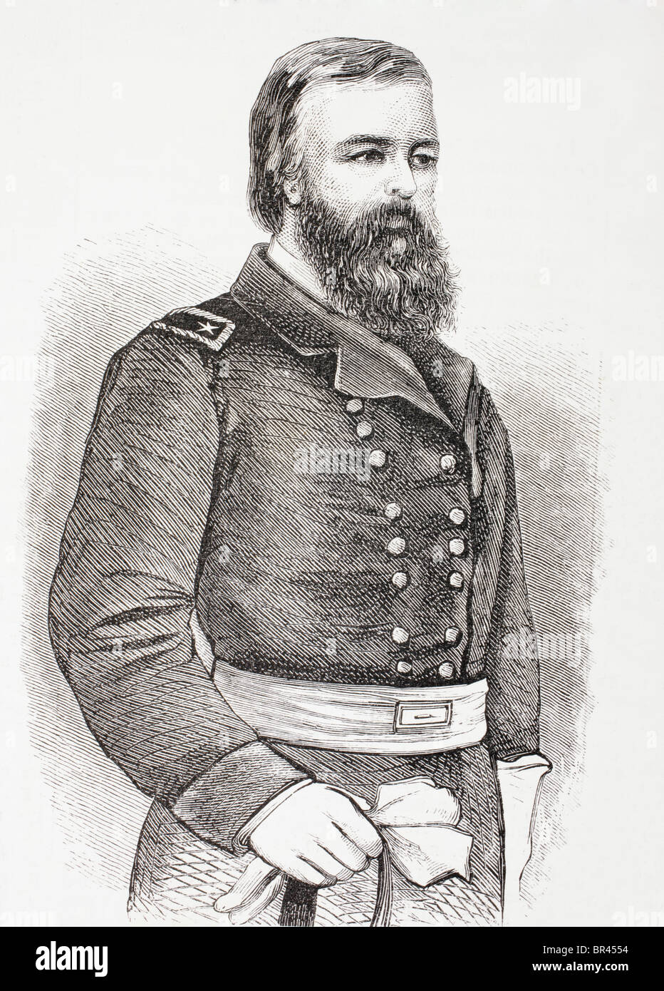 John Pope, 1822 – 1892. United States Army officer and Union general in American Civil War. Stock Photo