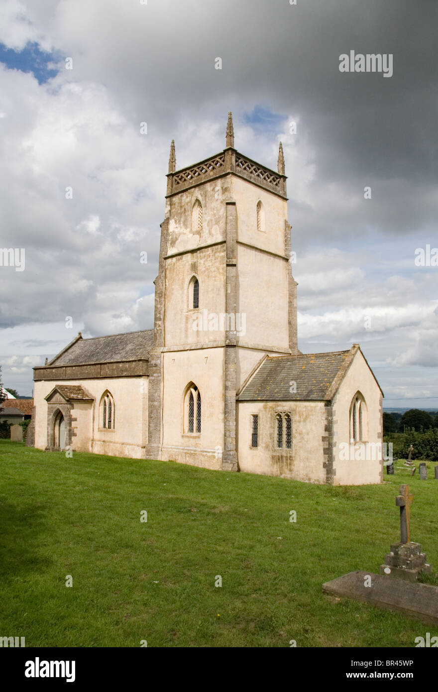 Church of the Blessed Virgin Mary, Emborough, Somerset, England, UK Stock Photo