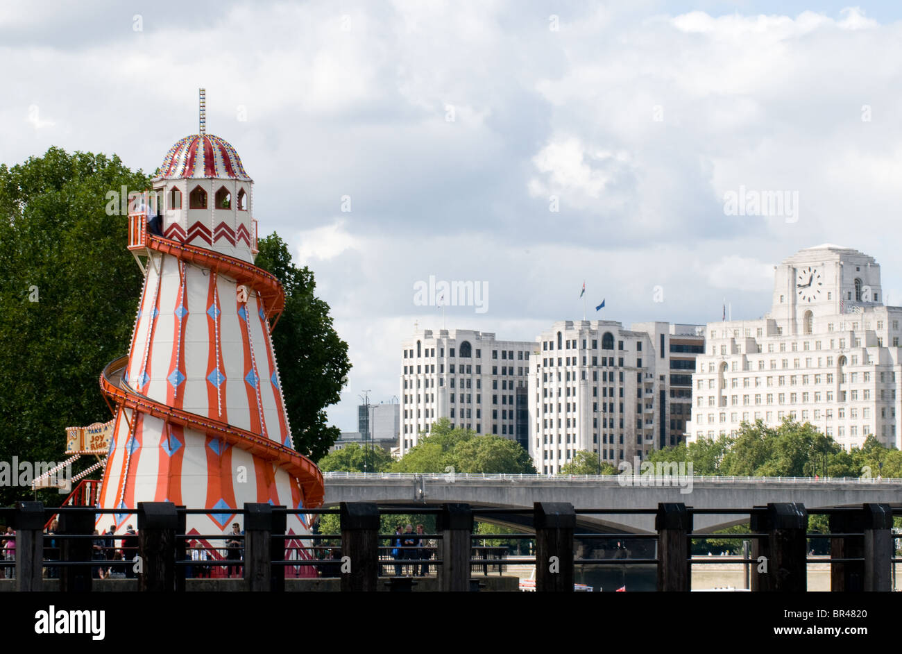A Helter Skelter in London. Stock Photo