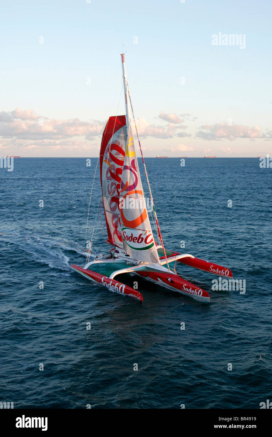 Trimaran racing yacht hi-res stock photography and images - Alamy