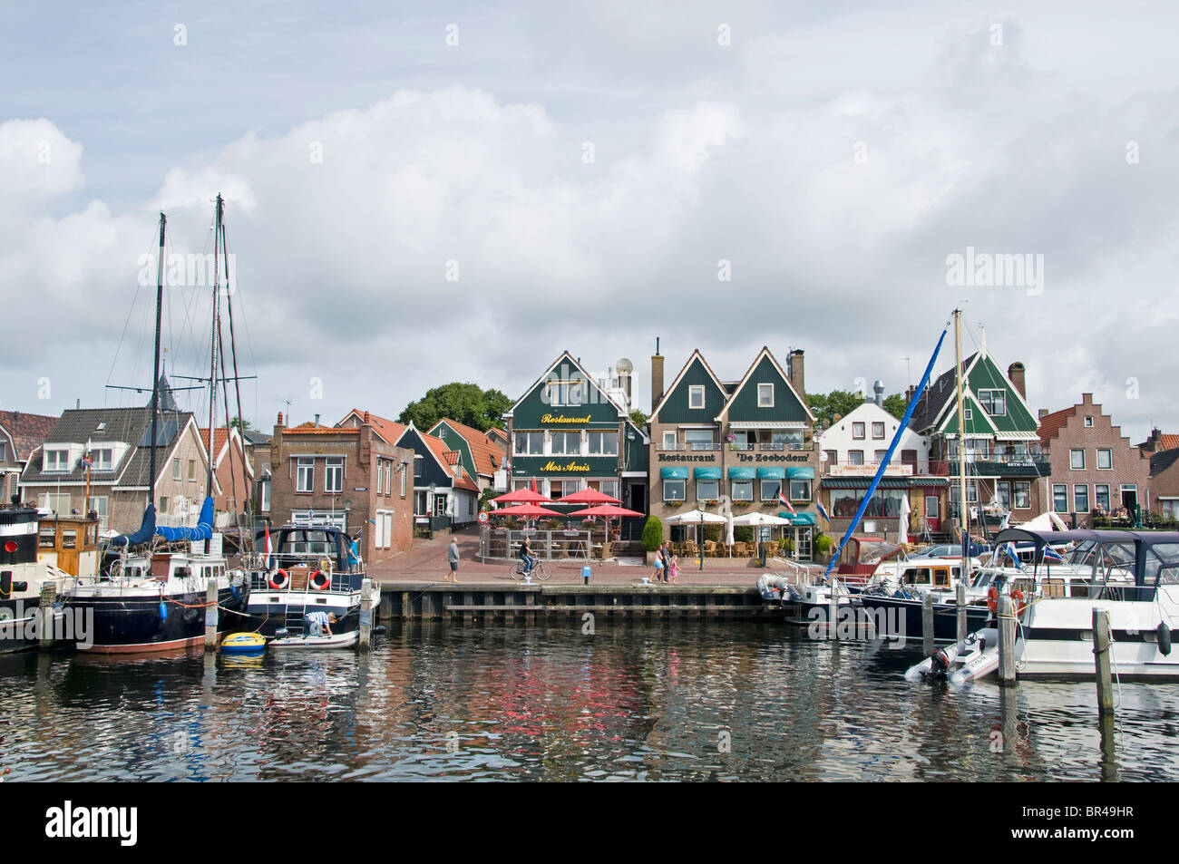 Urk Noordoostpolder ijsselmeer Netherlands fishing town Stock Photo