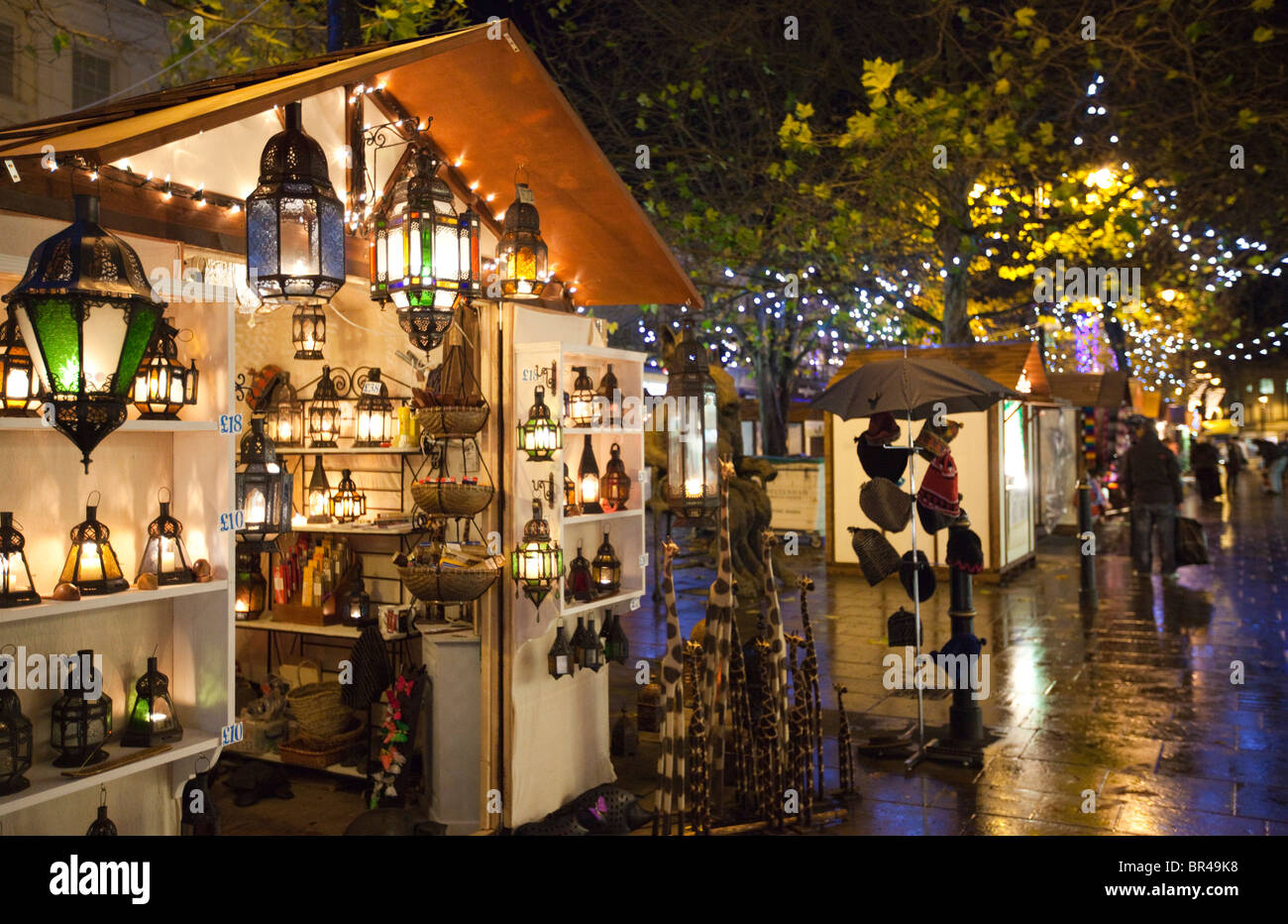 The Christmas Market in Cheltenham, Gloucestershire, UK Stock Photo Alamy