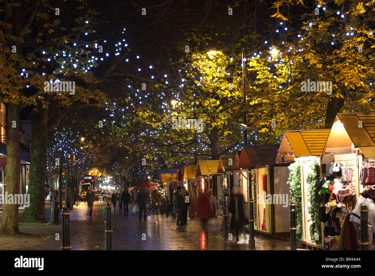 The Christmas Market in Cheltenham, Gloucestershire, UK Stock Photo Alamy