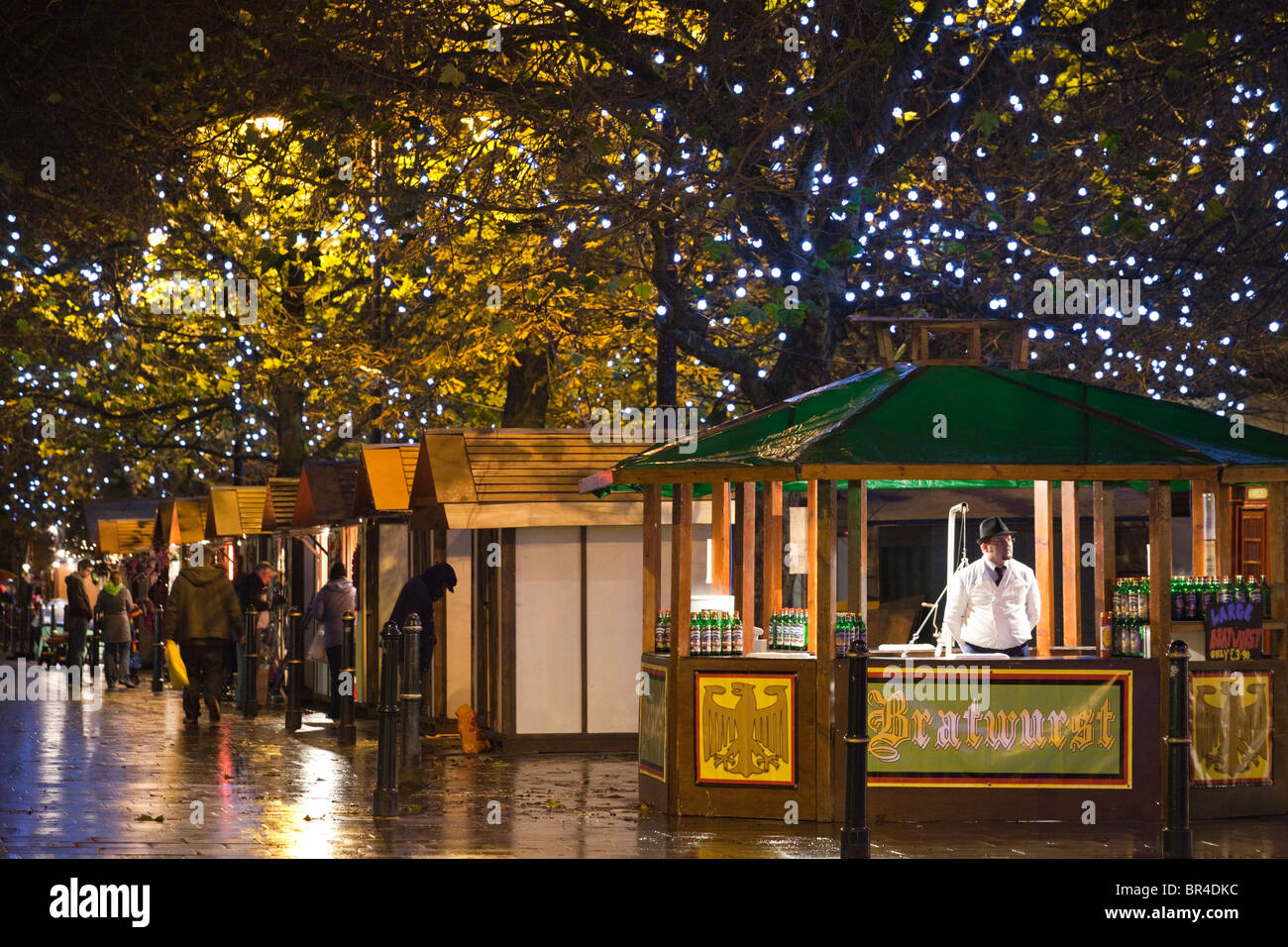 The Christmas Market in Cheltenham, Gloucestershire, UK Stock Photo Alamy