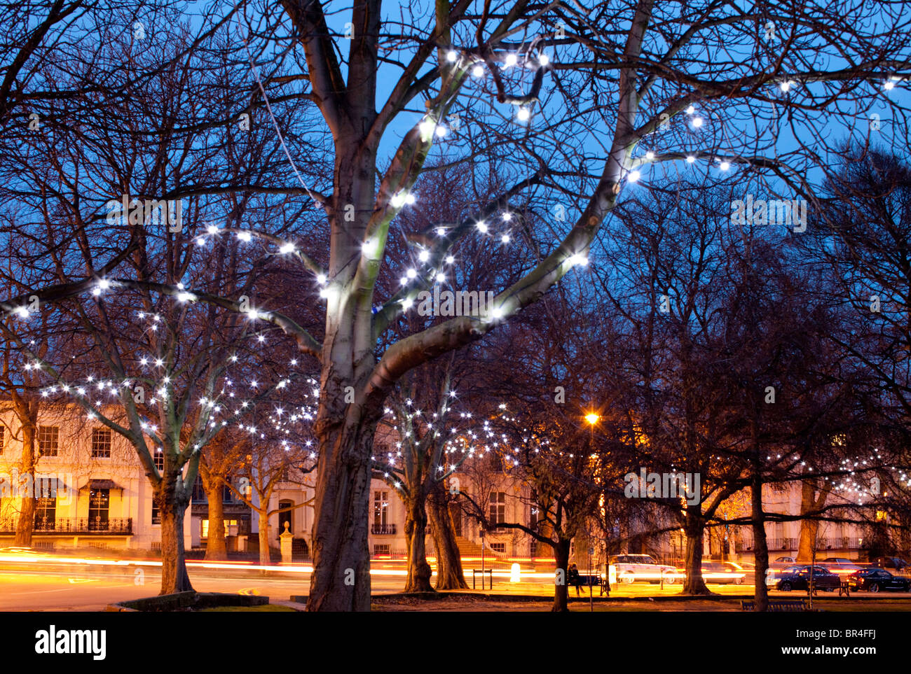 Christmas Lights, Cheltenham, Gloucestershire, UK Stock Photo Alamy
