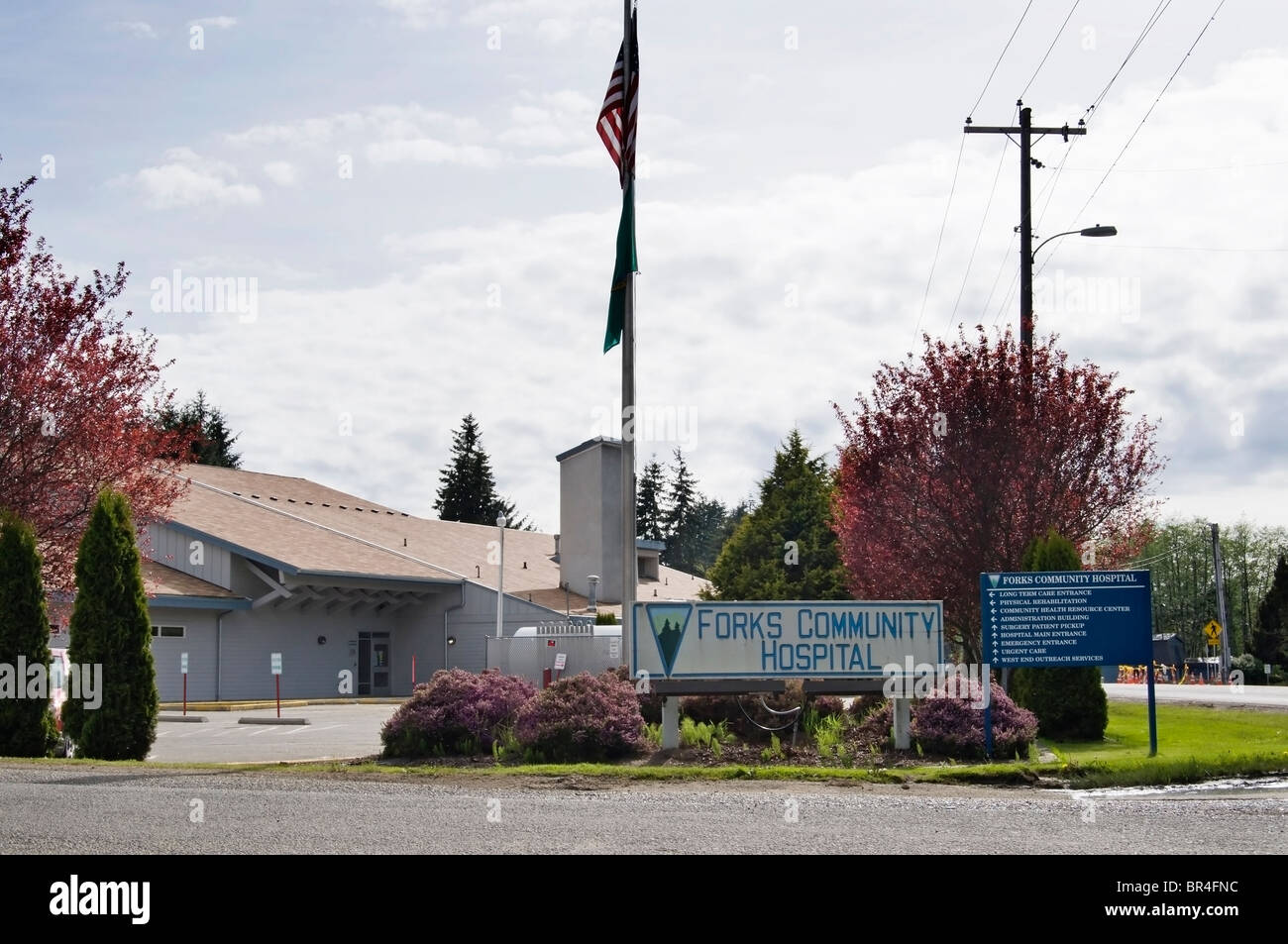 Front view of Forks Community Hospital in Forks, Washington Stock Photo Alamy