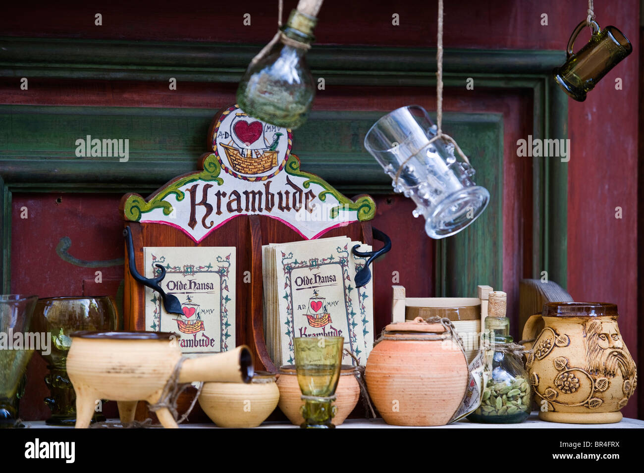 Krambude, souvenir booth, Tallinn, Estonia, Baltic States, North-East Europe Stock Photo