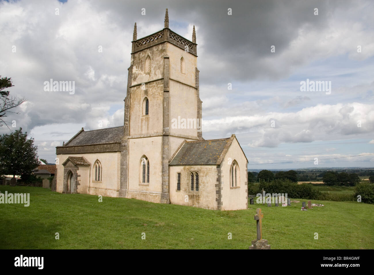 Church of the Blessed Virgin Mary, Emborough, Somerset, England, UK Stock Photo