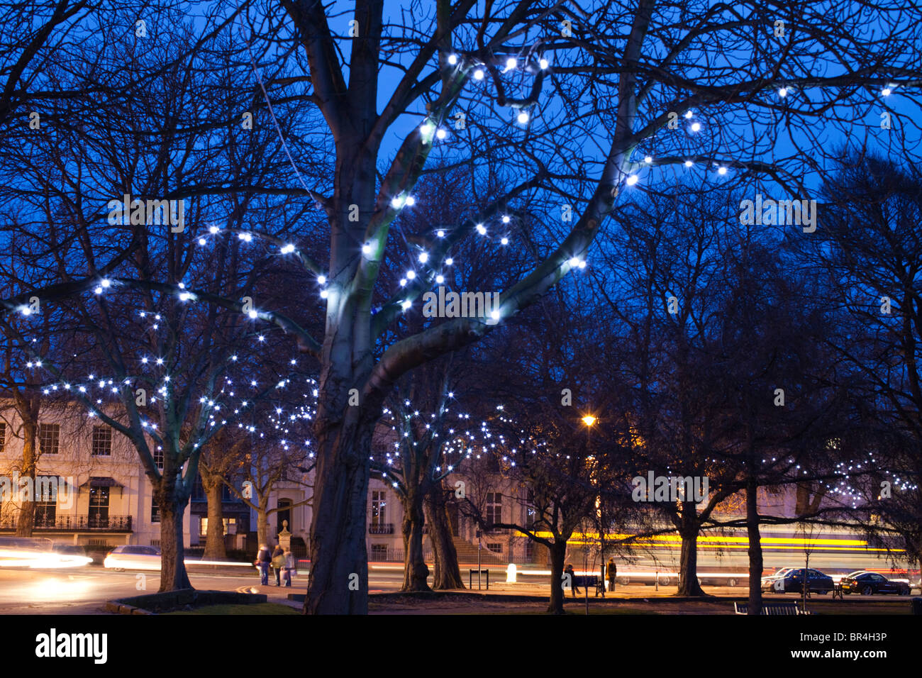 Christmas Lights, Cheltenham, Gloucestershire, UK Stock Photo Alamy