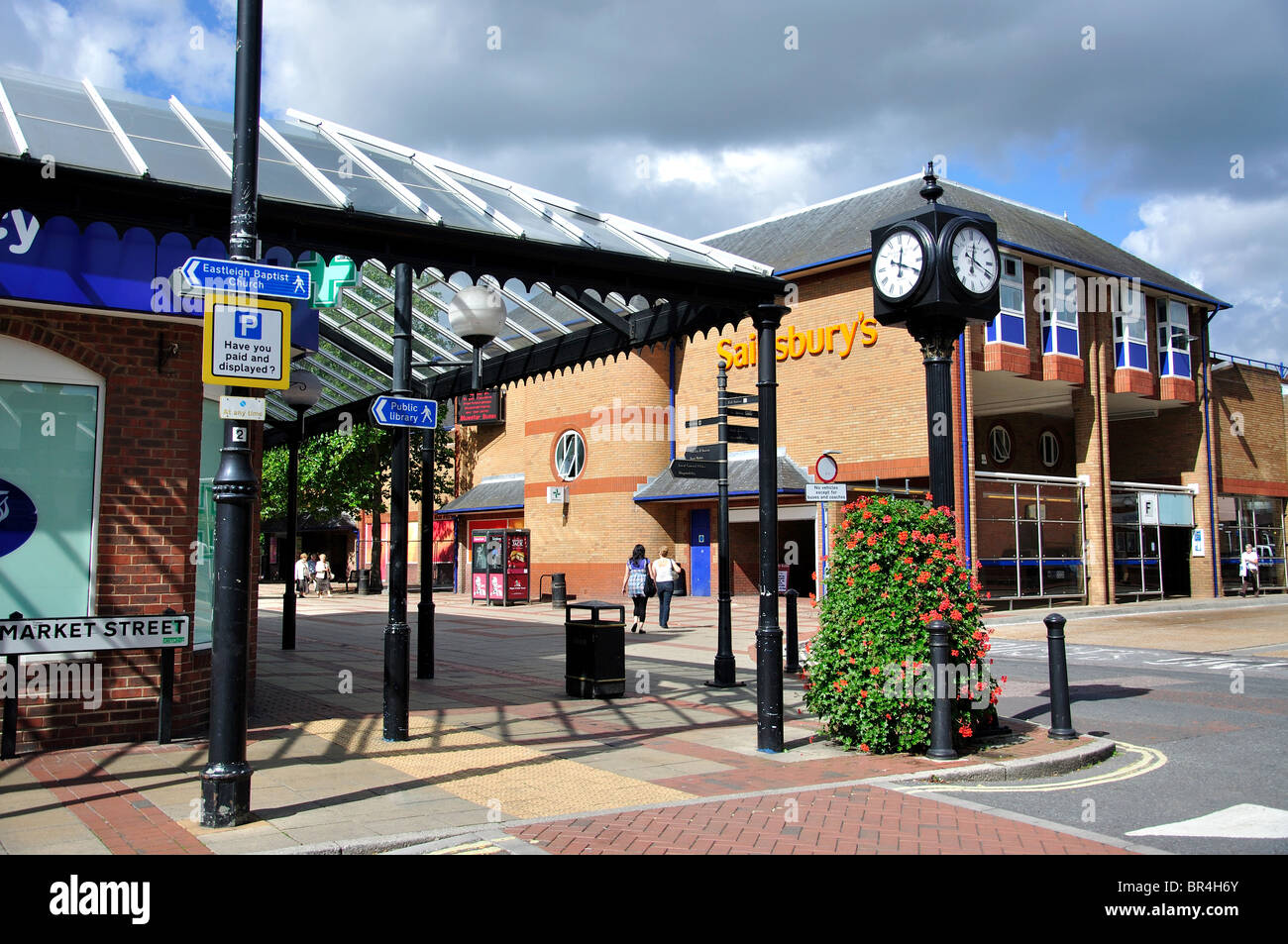 Market Street, Eastleigh, Hampshire, England, United Kingdom Stock