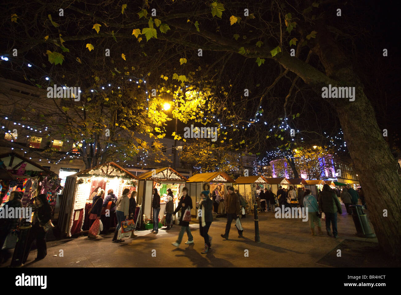 The Christmas Market in Cheltenham, Gloucestershire, UK Stock Photo Alamy