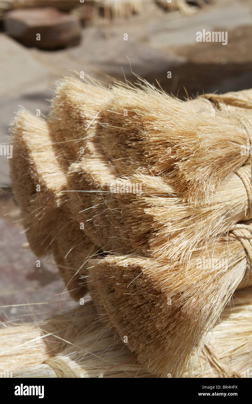 straw for broom Stock Photo Alamy