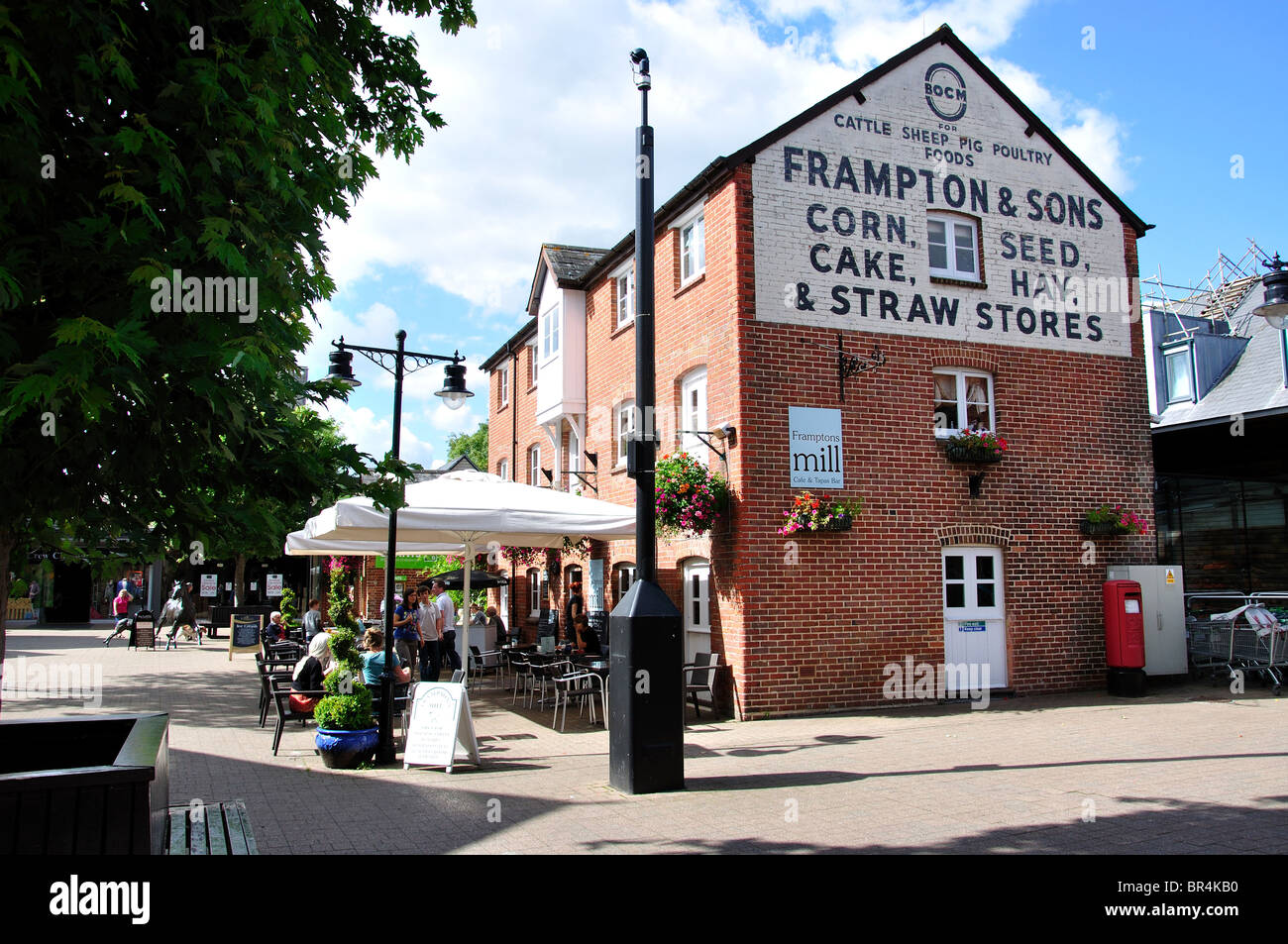 Frampton Mill Café, Furlong Shopping Centre, Ringwood, Hampshire Stock