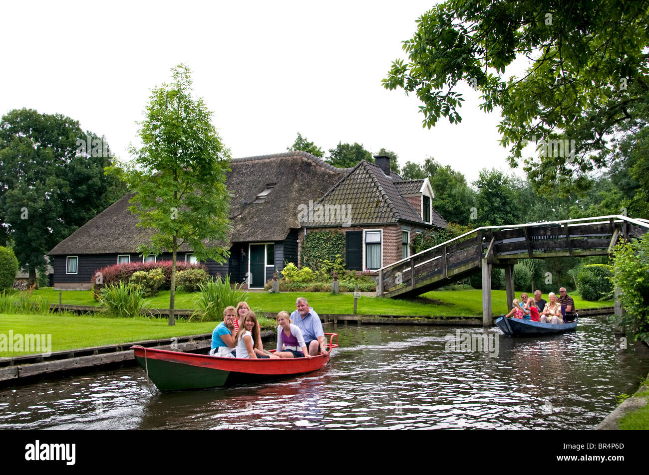 Overijssel Giethoorn Venice of the Netherlands water canal ...