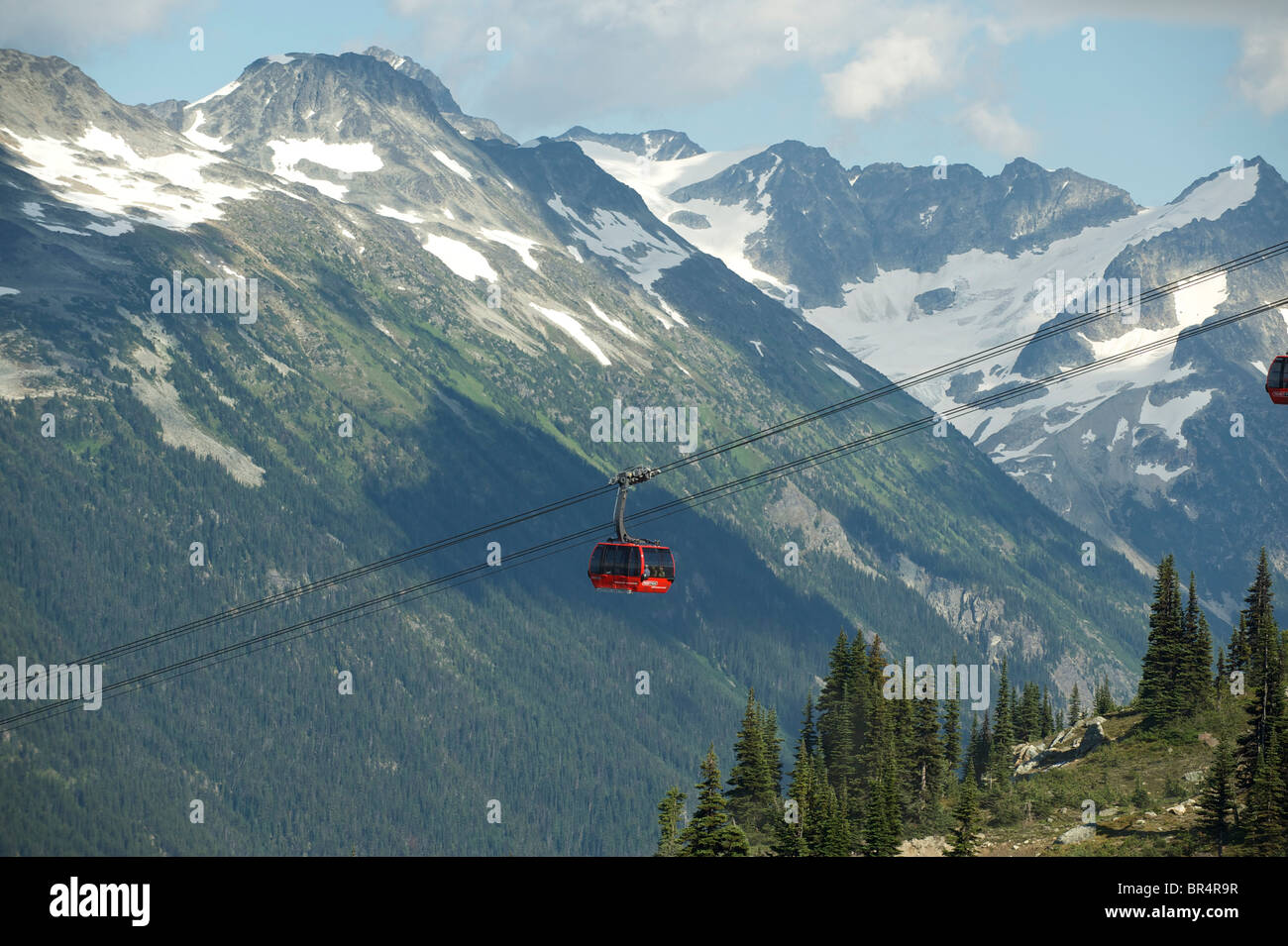 The Peak2Peak Gondola Between Whistler And Blackcomb Mountains Summer the-peak2peak-gondola-between-whistler-and-blackcomb-mountains-summer