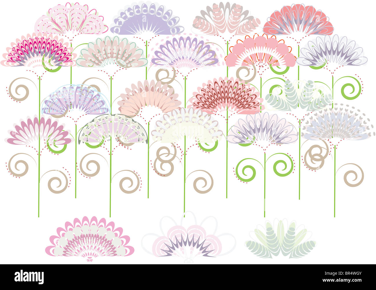 Fan shapes hires stock photography and images Alamy