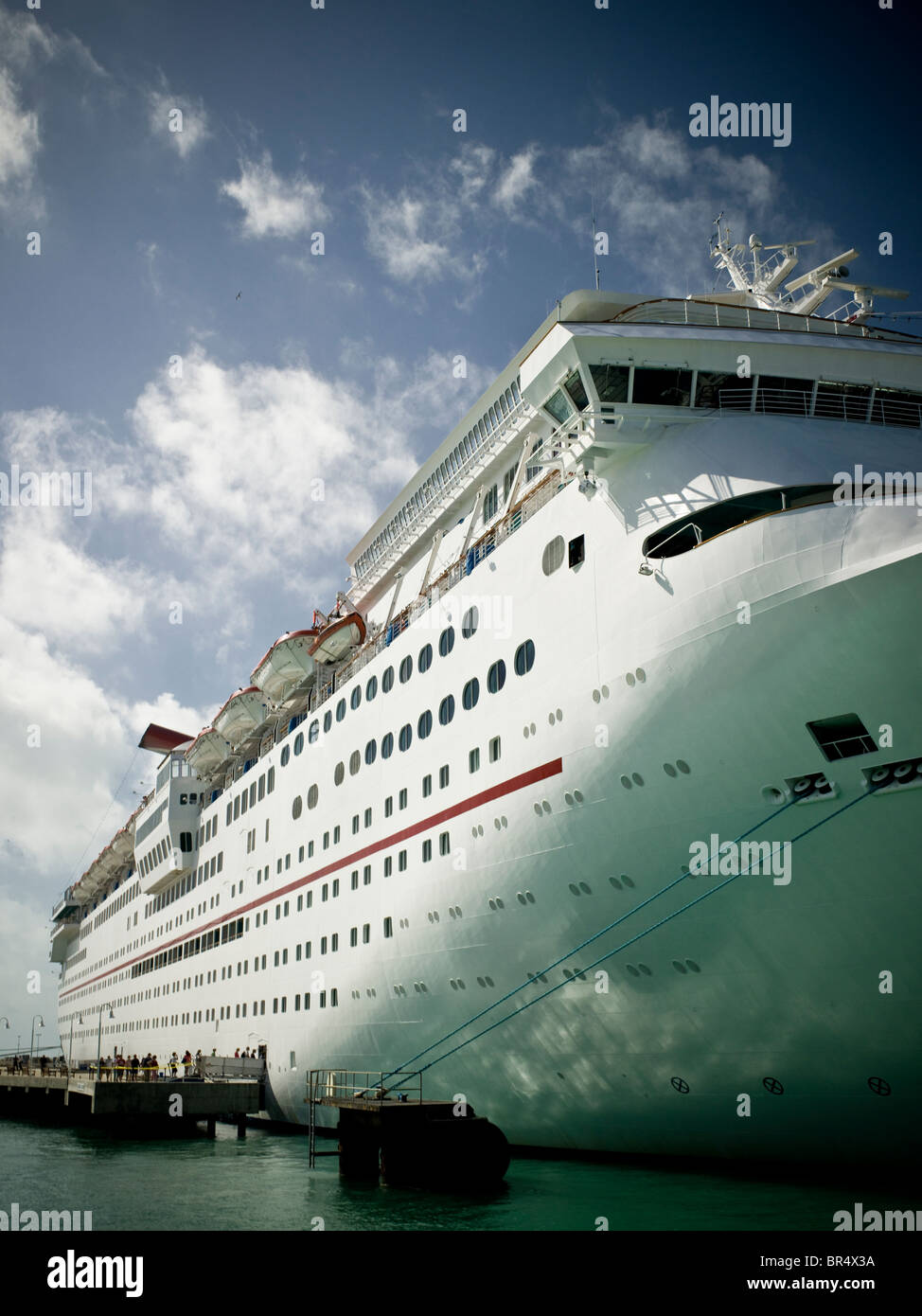Large luxury liner in Florida Stock Photo
