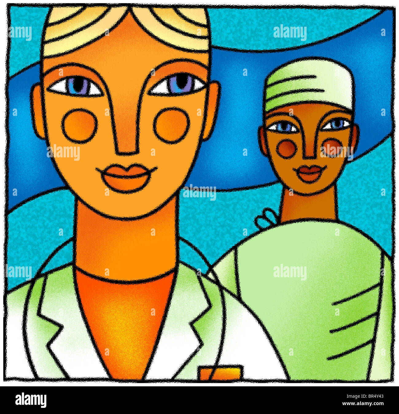 Two Physicians Resident physicians hi-res stock photography and images - Alamy