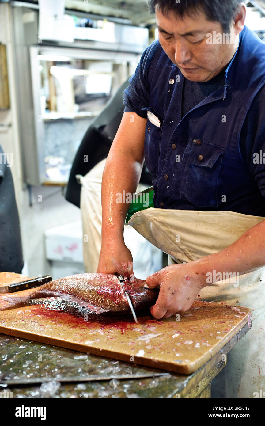 Asia japan honshu tokyo tsukiji hi-res stock photography and images - Alamy