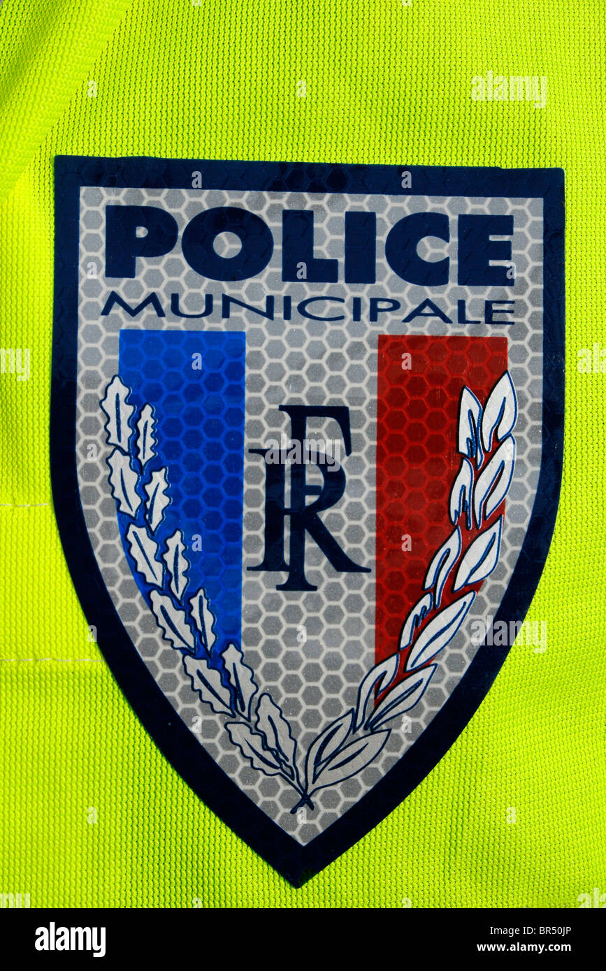 Local police badge Stock Photo - Alamy