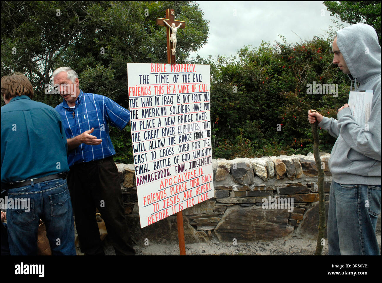 Ireland; County Mayo: Croagh Patrick Pilgrimage (2009) Stock Photo