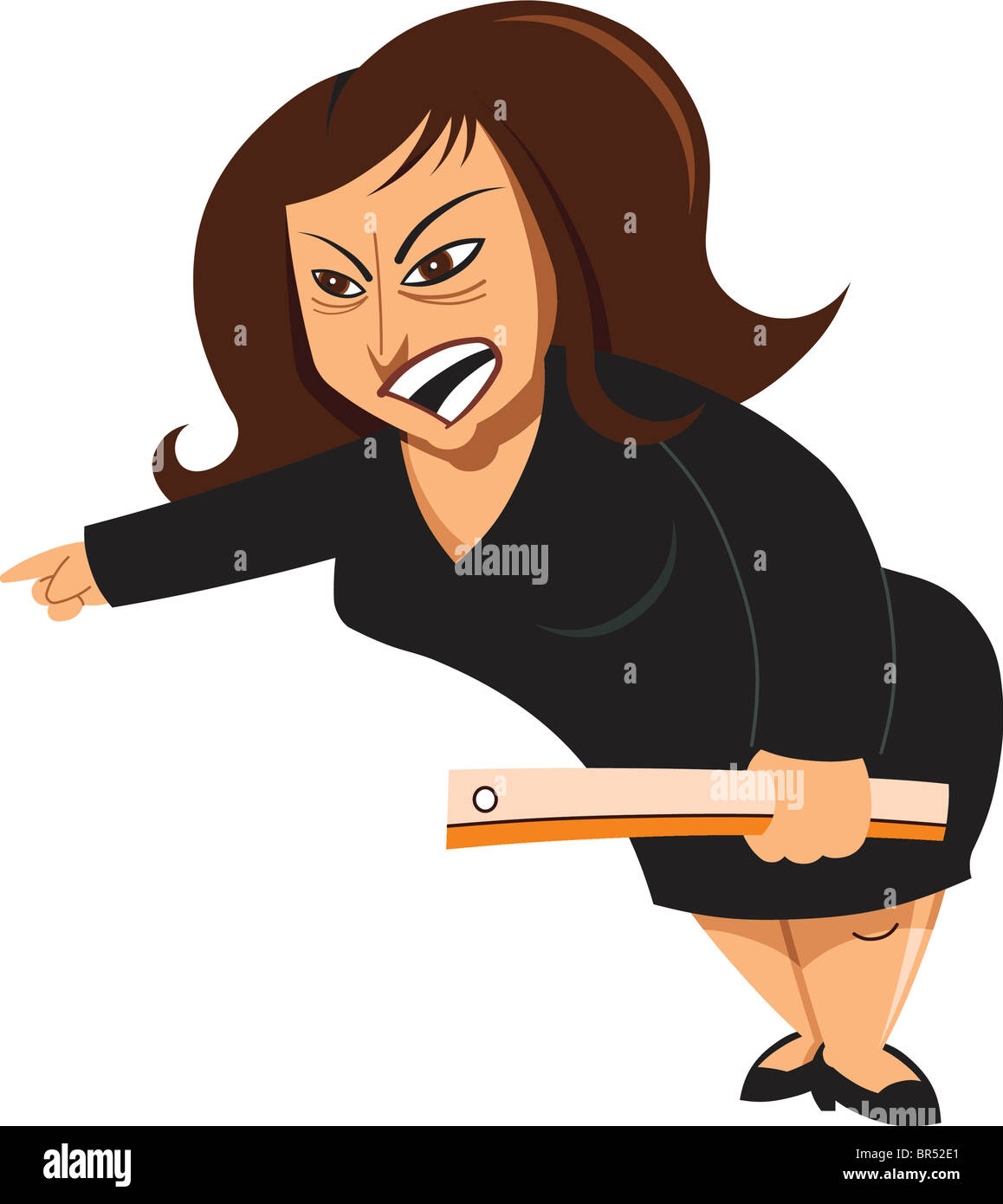An angry teacher with a ruler in her hand Stock Photo - Alamy An angry teacher with a ruler in her hand Stock Photo - Alamy