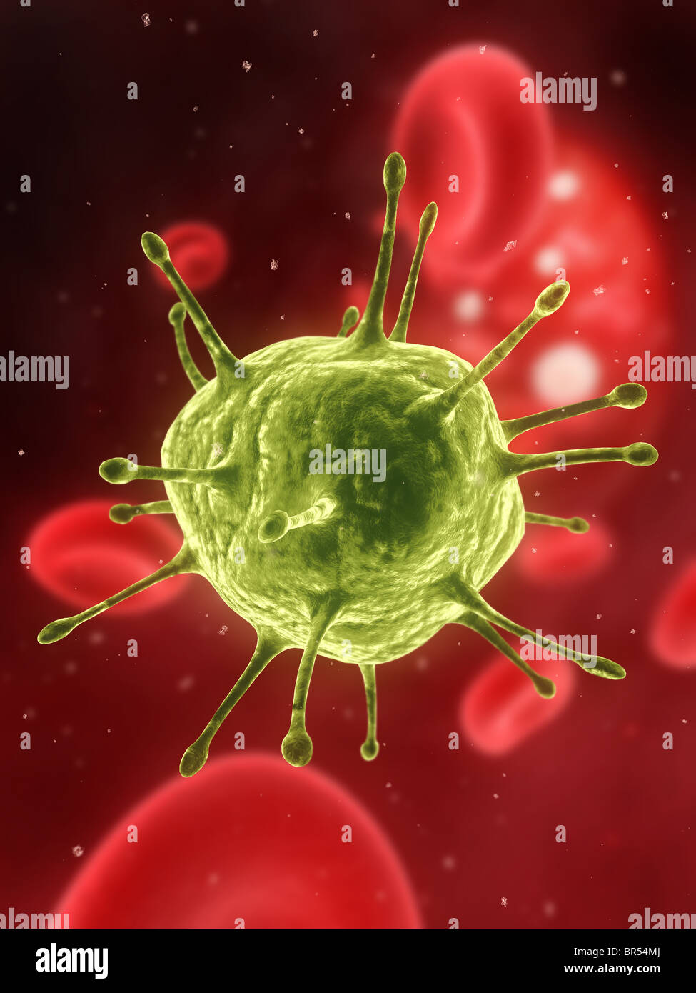 Hiv virus cells hi-res stock photography and images - Alamy