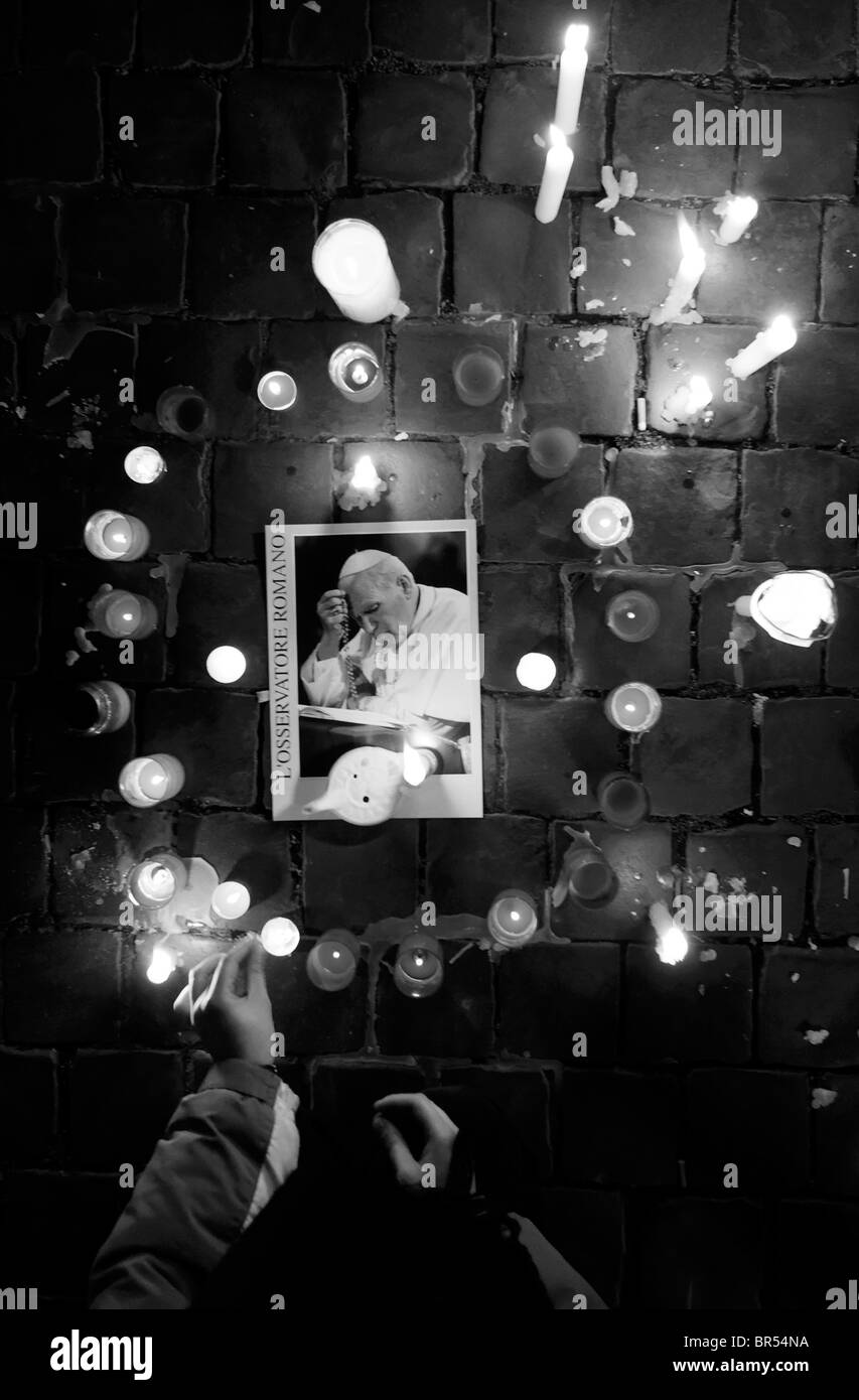 The Death of Pope John Paul II Stock Photo Alamy