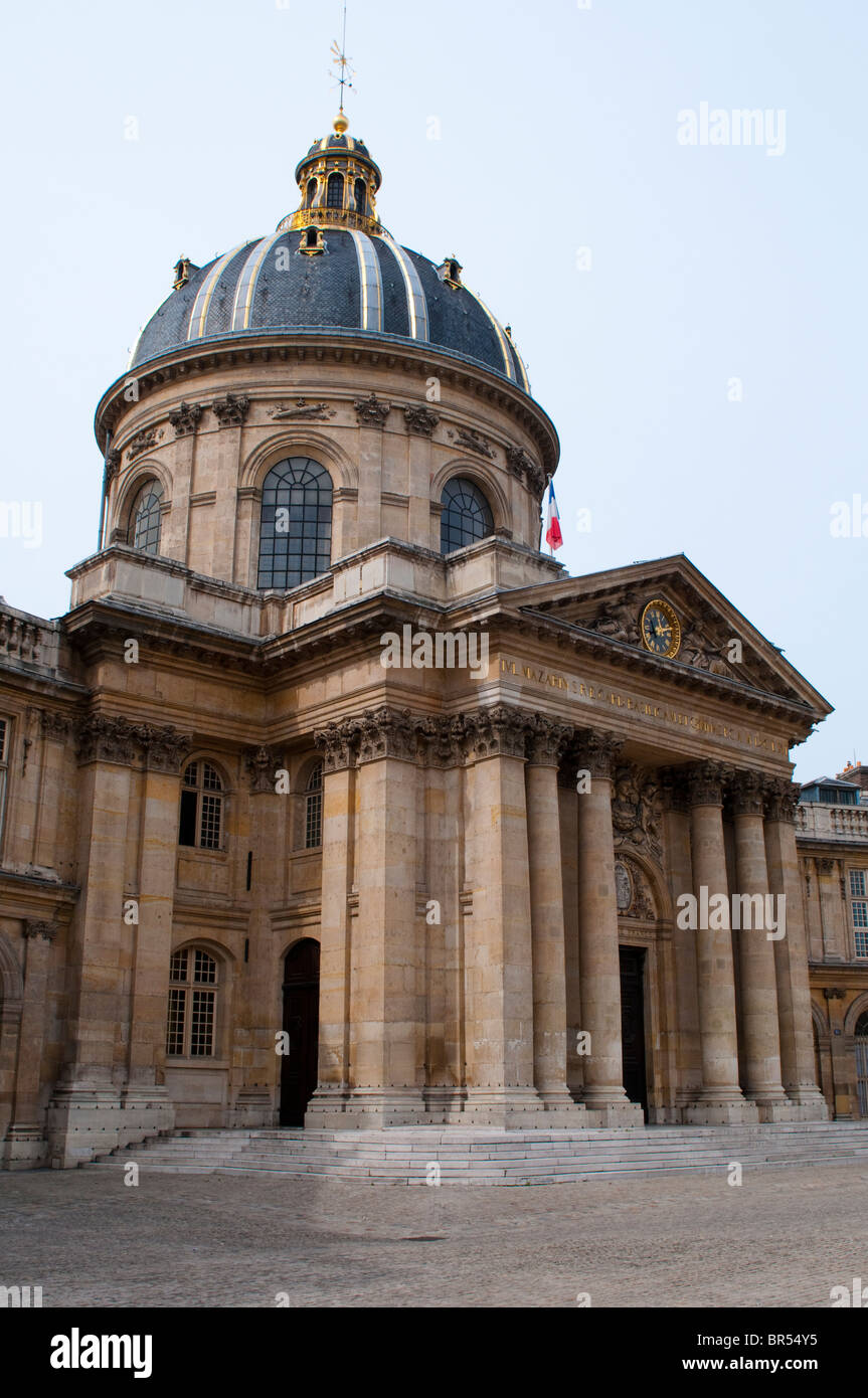 Institut de France, French Academy of Sciences, Paris, France Stock Photo