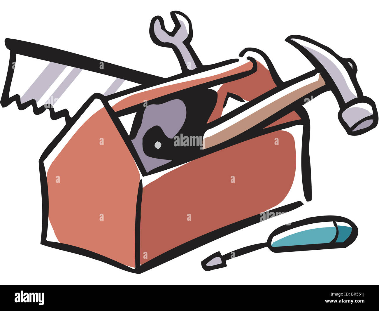 Cartoon drawing tools hires stock photography and images Alamy