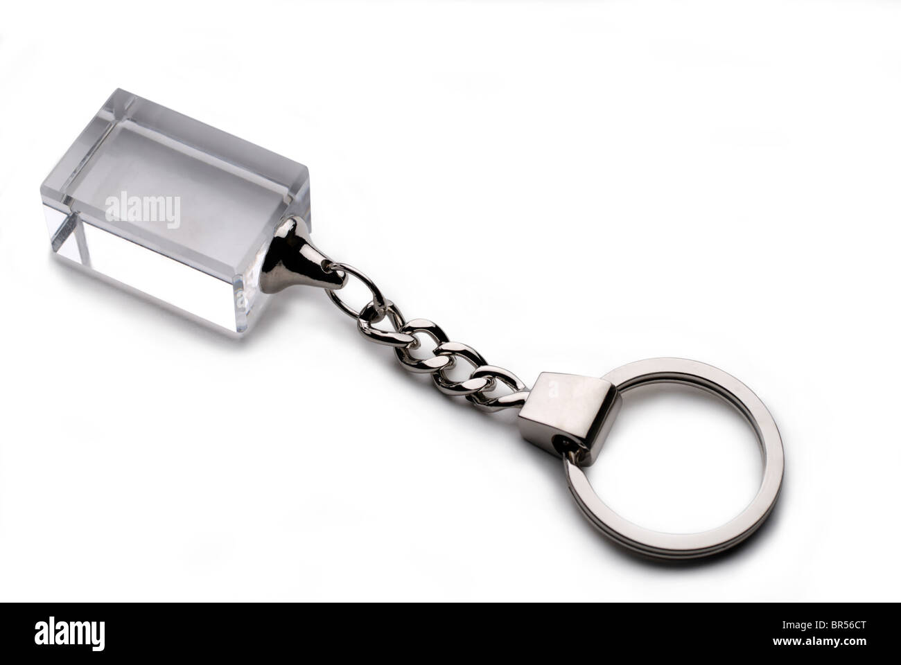 Keyring with clipping path Stock Photo