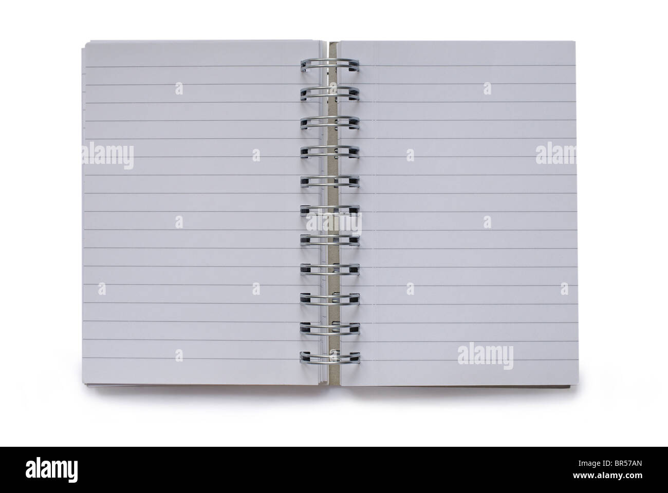 Blank isolated notepad Stock Photo