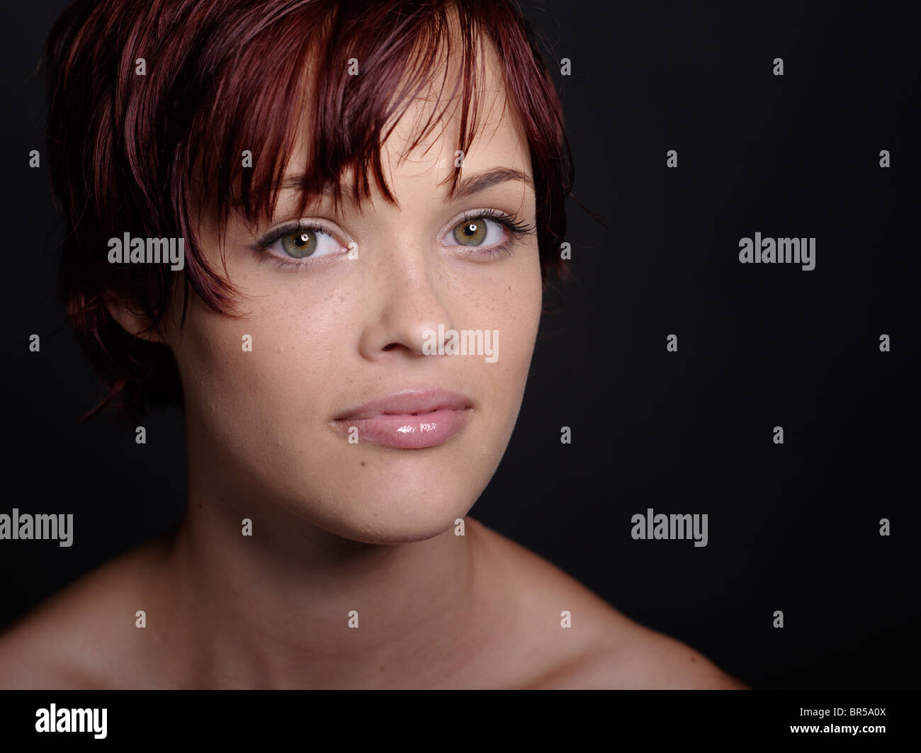 Portrait of young woman Stock Photo