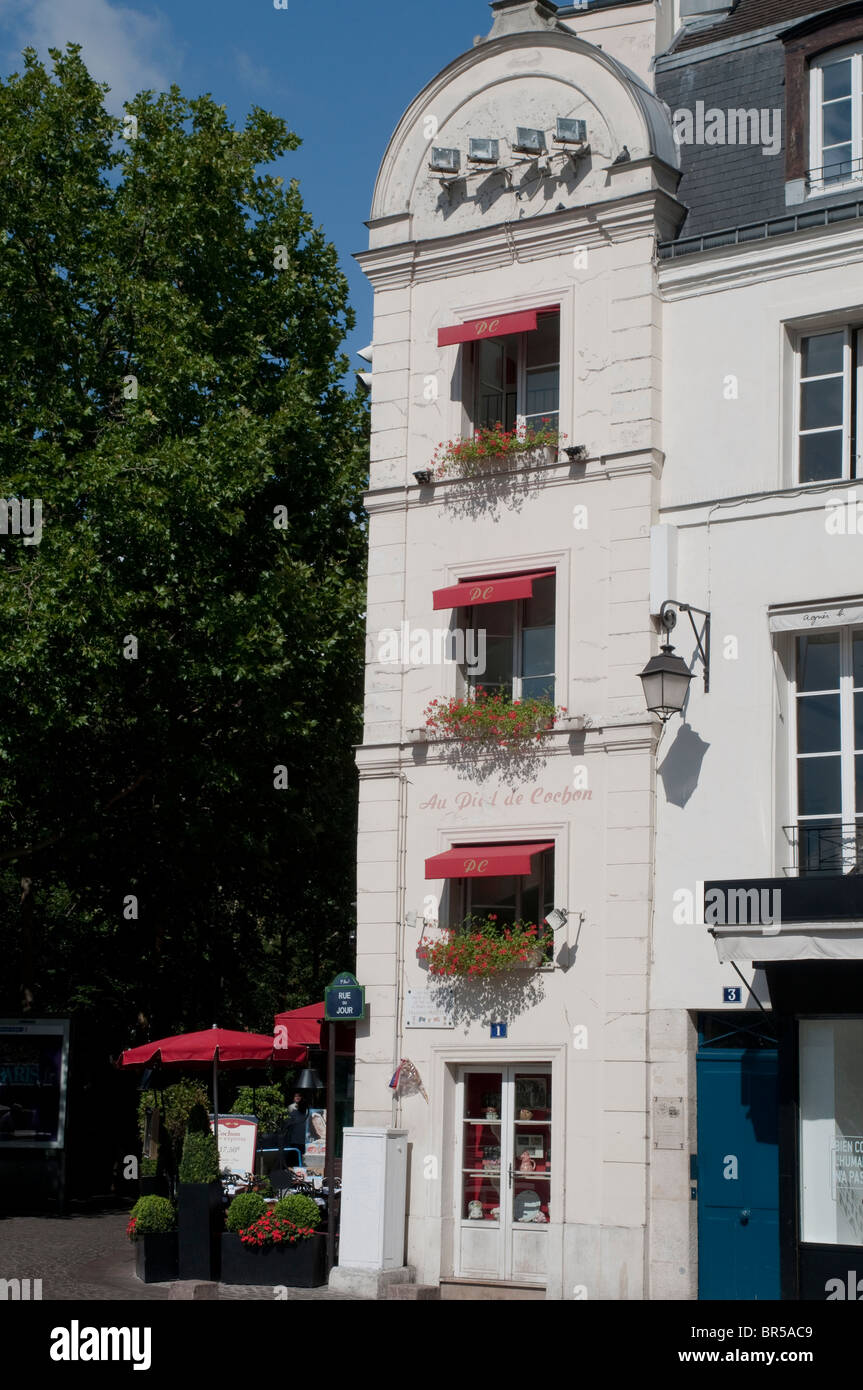 Hotel in 1st arrondissement, Paris, France Stock Photo