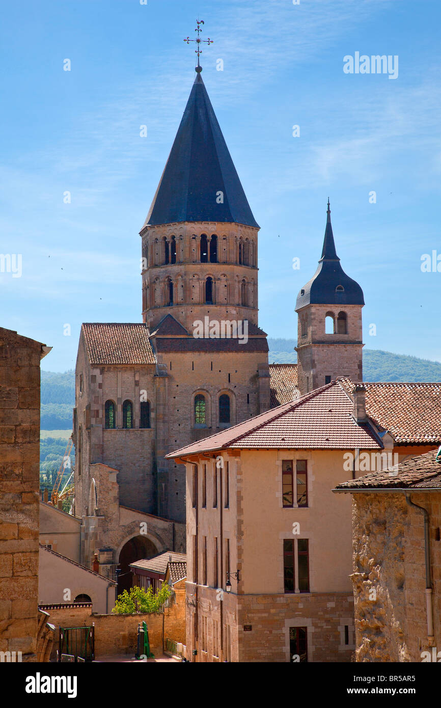Europe, France, Saone-et-Loire, Cluny Abbey, Stock Photo