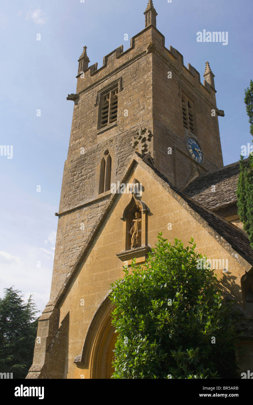 stanway church and stately home in the cotswolds Stock Photo - Alamy