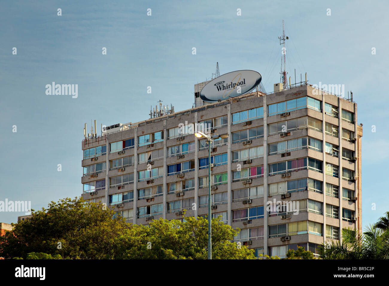 Apartment Building, Asuncion, Paraguay Stock Photo