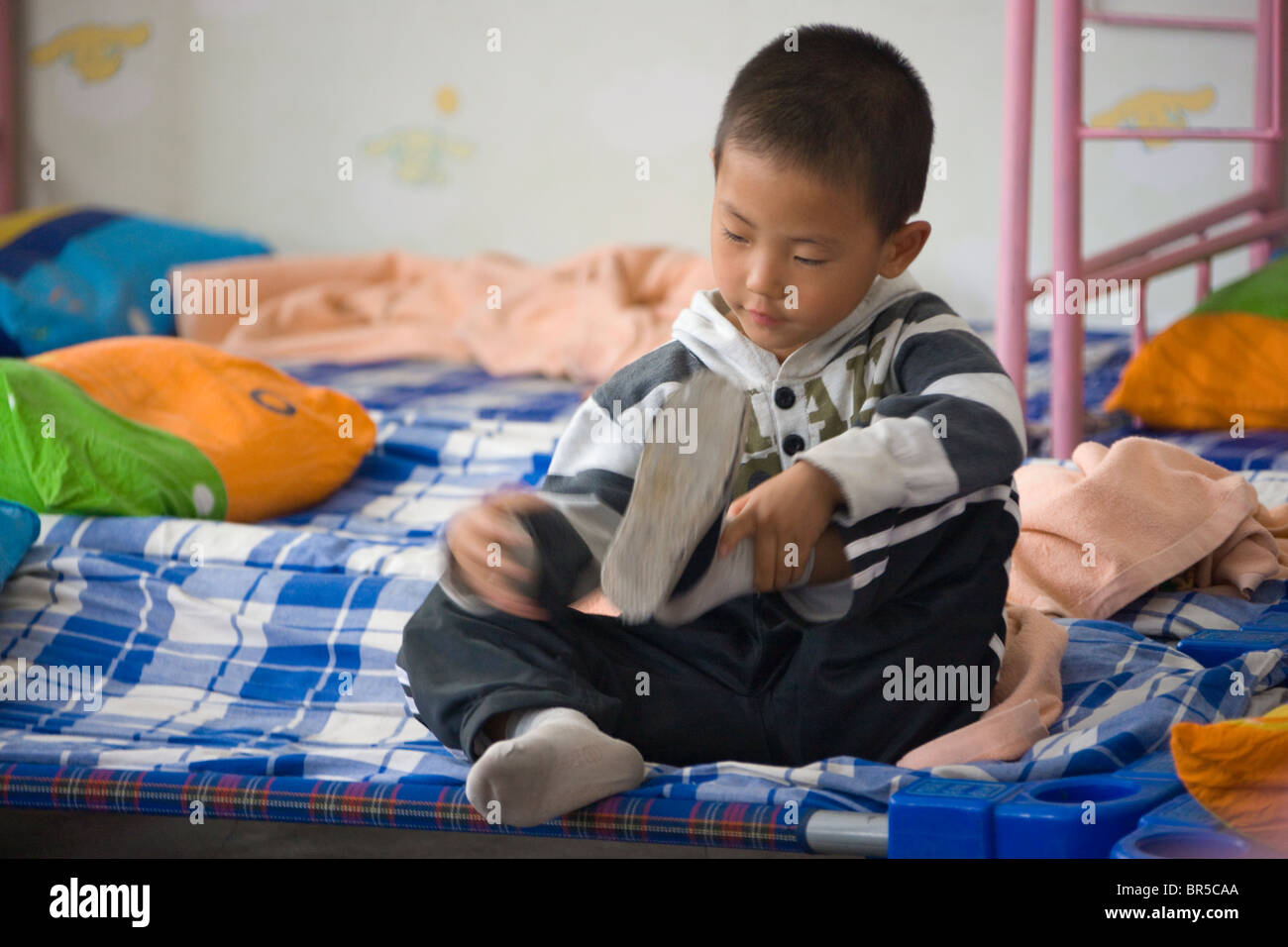 Kindergarten school shoes china hi res stock photography and